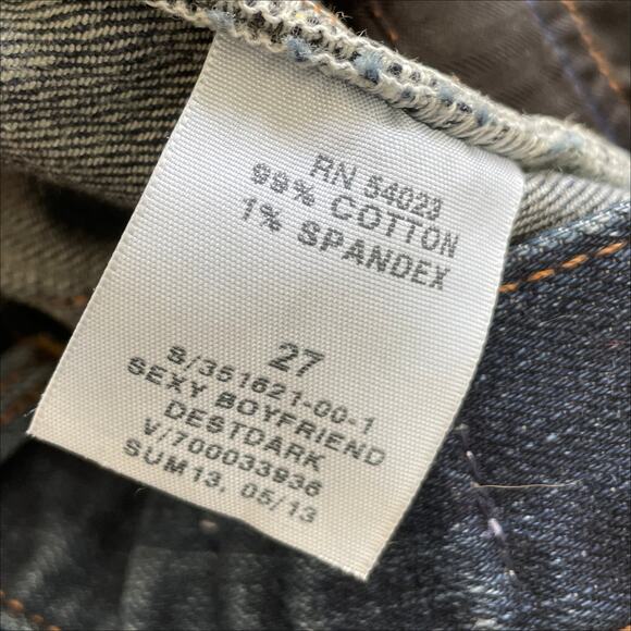 Gap 1969 Sexy Boyfriend 5" Inseam Denim Shorts 27 - Picture 4 of 5